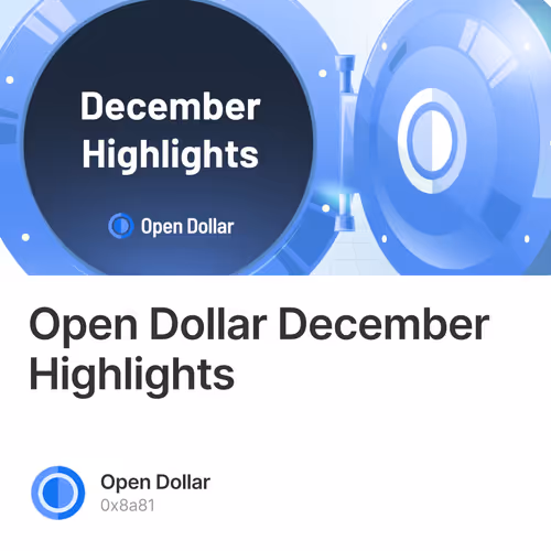 Open Dollar December Highlights