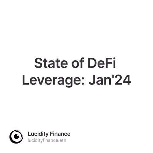 State of DeFi Leverage: Jan'24