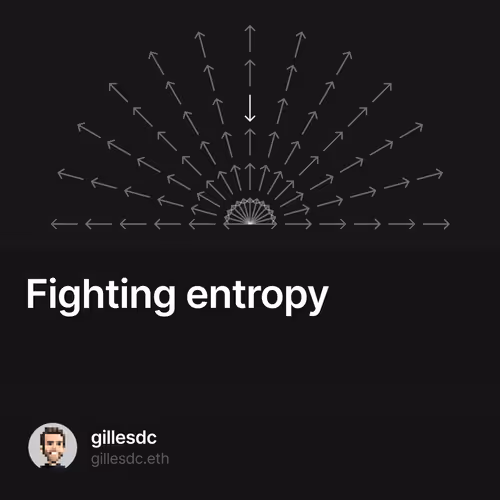 Fighting entropy