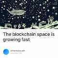 The blockchain space is growing fast