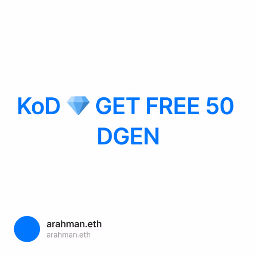 KoD 💎 GET FREE 50 DGEN