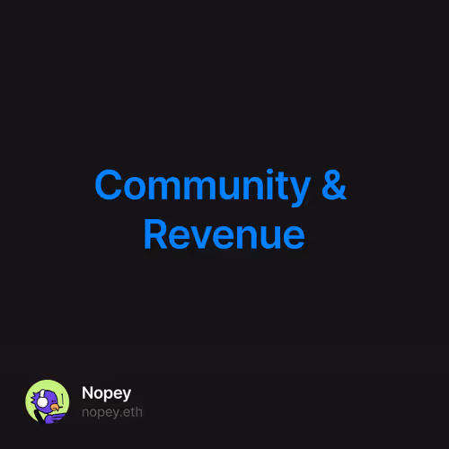Community & Revenue