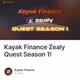Kayak Finance Zealy Quest Season 1!