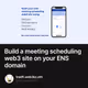 Build a meeting scheduling web3 site on your ENS domain