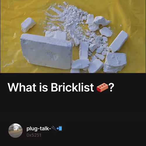 What is Bricklist 🧱?