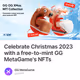 Celebrate Christmas 2023 with a free-to-mint GG MetaGame's NFTs