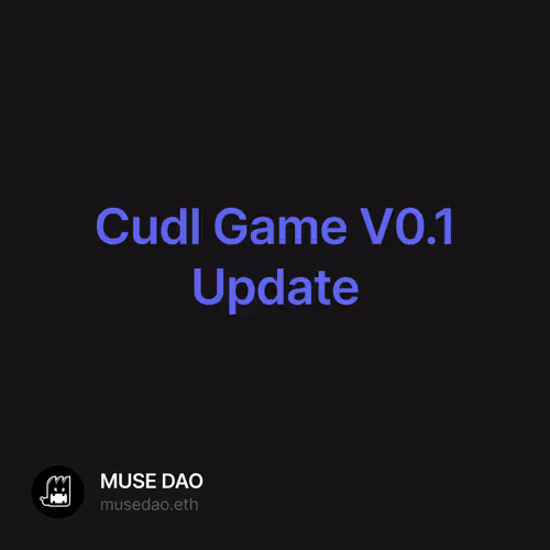 Cudl Game V0.1 Update