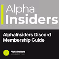 AlphaInsiders Discord Membership Guide