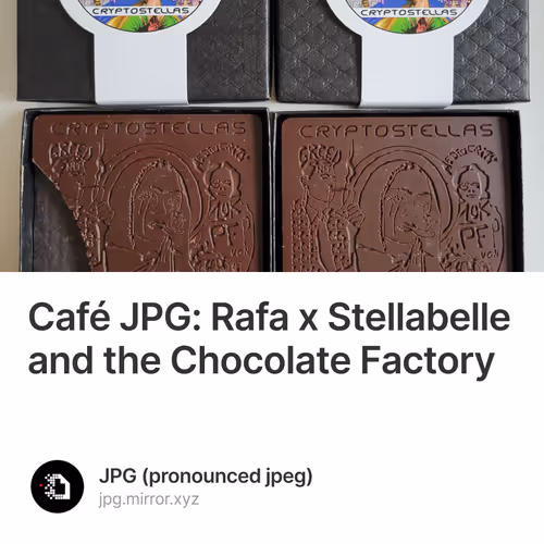 Café JPG: Rafa x Stellabelle and the Chocolate Factory