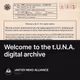 Welcome to the t.U.N.A. digital archive