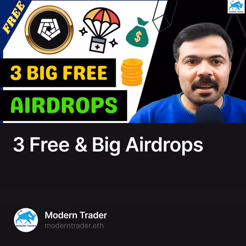 3 Free & Big Airdrops