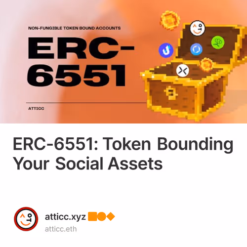 ERC-6551: Token Bounding Your Social Assets