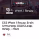 CSS Week 1 Recap: Brain Armstrong, OODA Loop, Hiring + more