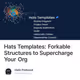 Hats Templates: Forkable Structures to Supercharge Your Org