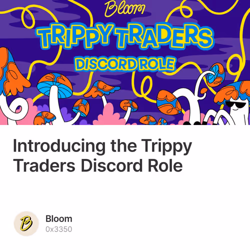 Introducing the Trippy Traders Discord Role