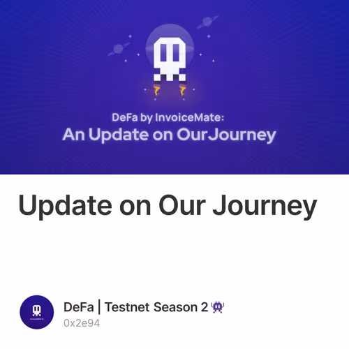 Update on Our Journey