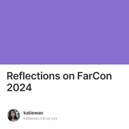 Reflections on FarCon 2024