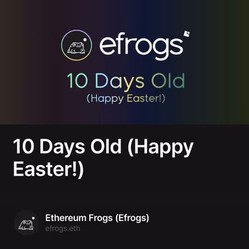 10 Days Old (Happy Easter!)