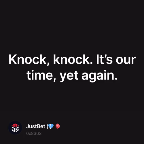 Knock, knock. It’s our time, yet again.