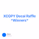XCOPY Decal Raffle *Winners*