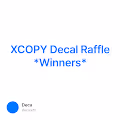 XCOPY Decal Raffle *Winners*