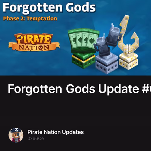 Forgotten Gods Update #6