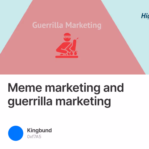 Meme marketing and guerrilla marketing