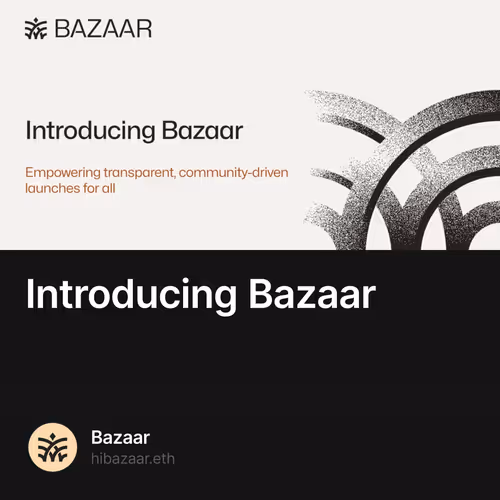 Introducing Bazaar