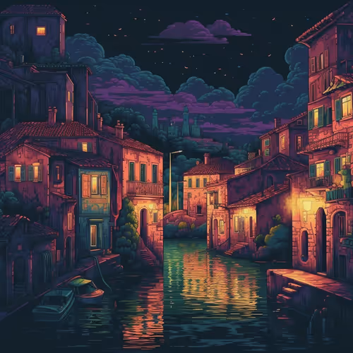 night to the moon