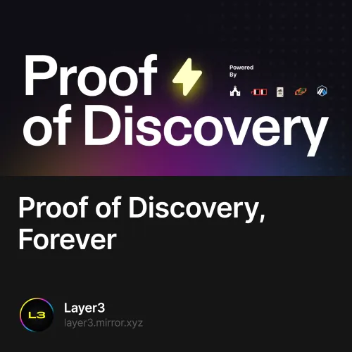 Proof of Discovery Forever