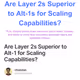 Are Layer 2s Superior to Alt-1 for Scaling Capabilities?