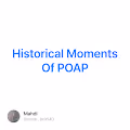 Historical Moments Of POAP