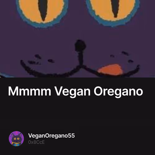 Mmmm Vegan Oregano