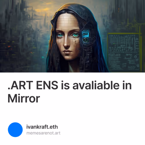.ART ENS is avaliable in Mirror