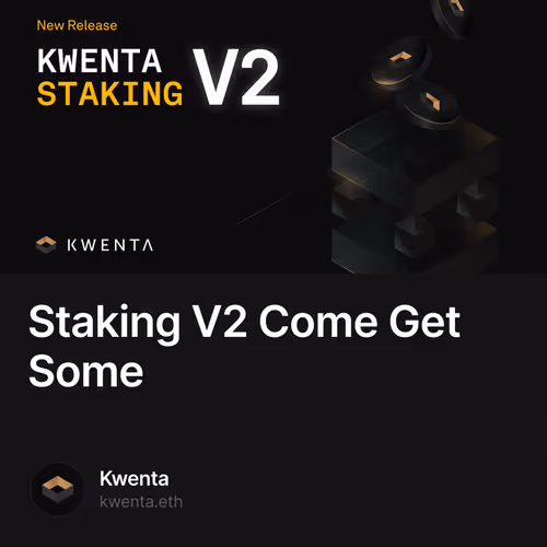 Staking V2 Come Get Some