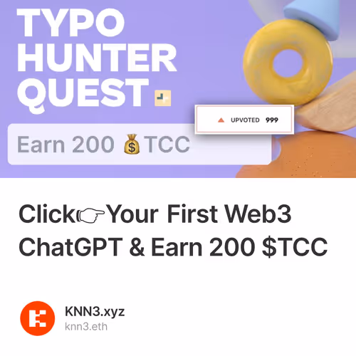Click👉Your First Web3 ChatGPT & Earn 200 $TCC