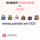sheep.parade are CC0