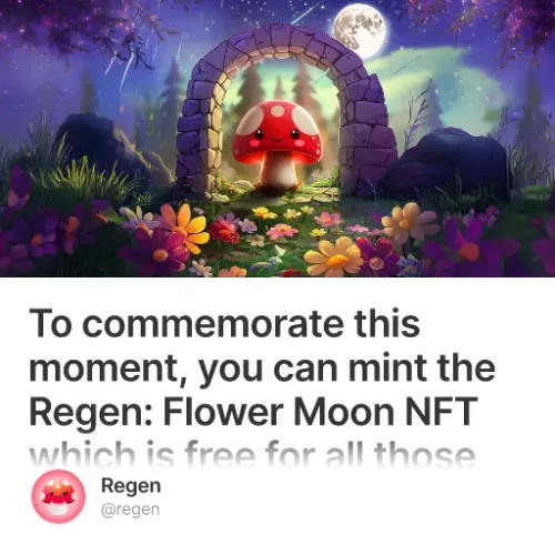 $REGEN: Flower Moon Update
