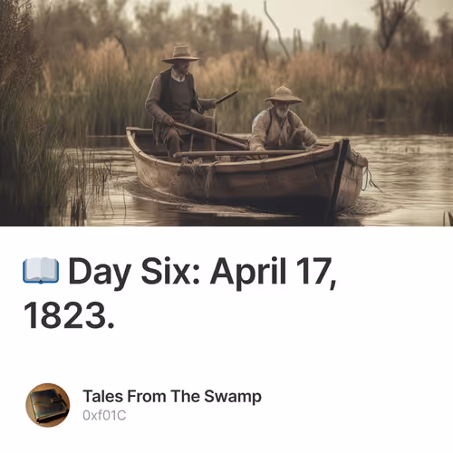 📖 Day Six: April 17, 1823.