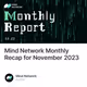 Mind Network Monthly Recap for November 2023