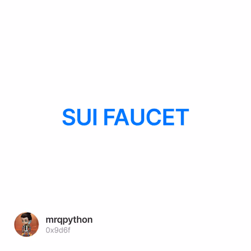 SUI FAUCET