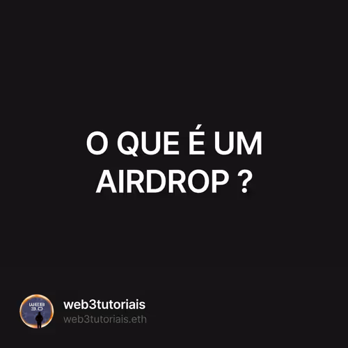 O QUE É UM AIRDROP ?