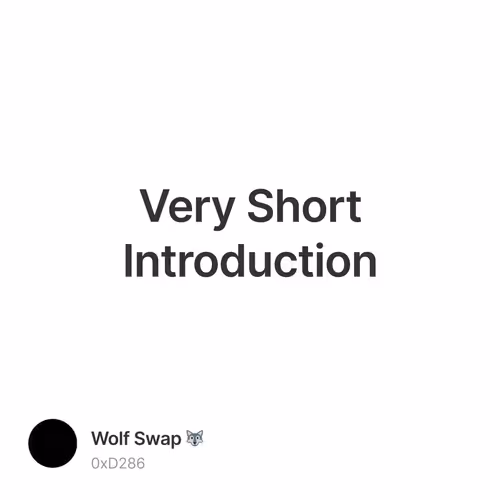 Very Short Introduction