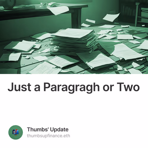 Just a Paragragh or Two