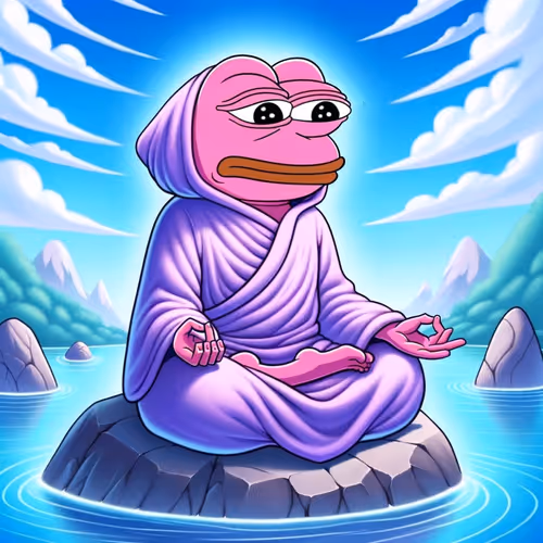pepe baba praying for airddrops