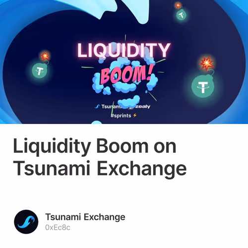 Liquidity Boom on Tsunami Exchange