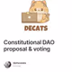 Constitutional DAO proposal & voting