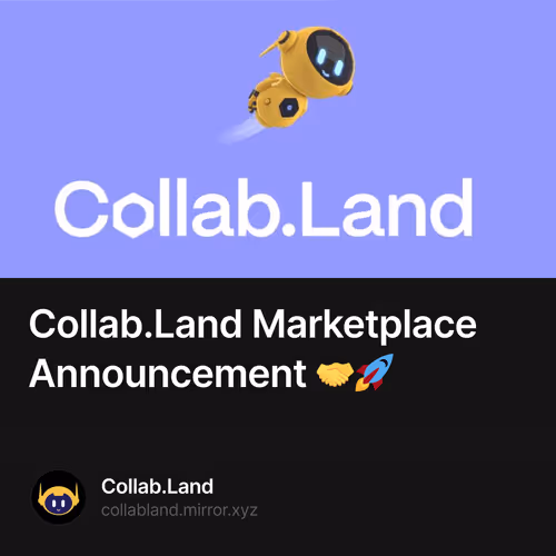 Collab.Land Marketplace Announcement 🤝🚀