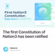 The first Constitution of Nation3 has been ratified