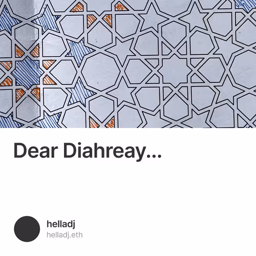 Dear Diahreay...